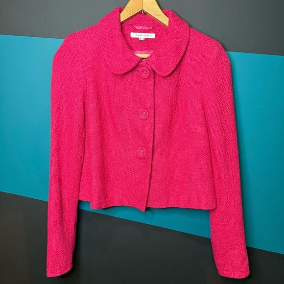 Veste Coupe-vent Femme Rose - Taille M - Coton - Printemps - Occasion TB